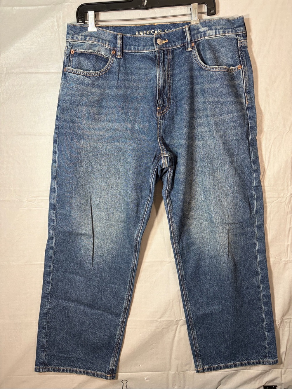 163. American Eagle Outfitters Womans Classic Blue Denim Jeans - Ex-Boyfriend